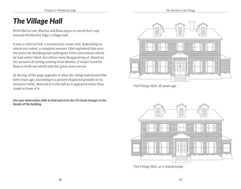 THE MURDER MYSTERY CLUB PUZZLE BOOK: MURDER IN THE VILLAGE - AYRES. LAURA  JANE;